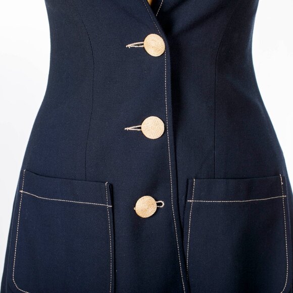 Nanette Nanette Lepore Navy Dress and skirt - Picture 3 of 7